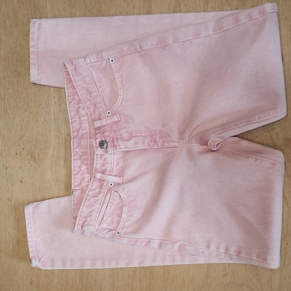 𝅺LUCKY Brand Pink Acid Wash Jeans NWT - Picture 1 of 10